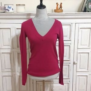 Pink/fuchsia like color sweater, medium, Loulou